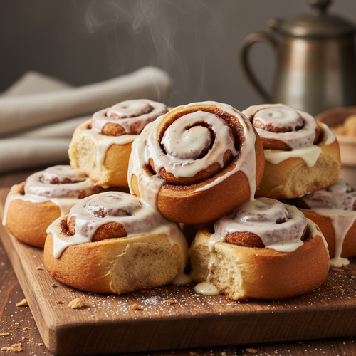 Cinnamon Rolls with Cream Cheese Frosting